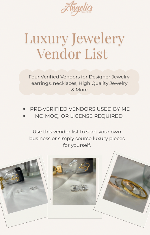 Luxury Jewelry Vendor List