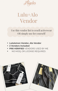 Lulu + ALO Vendor List